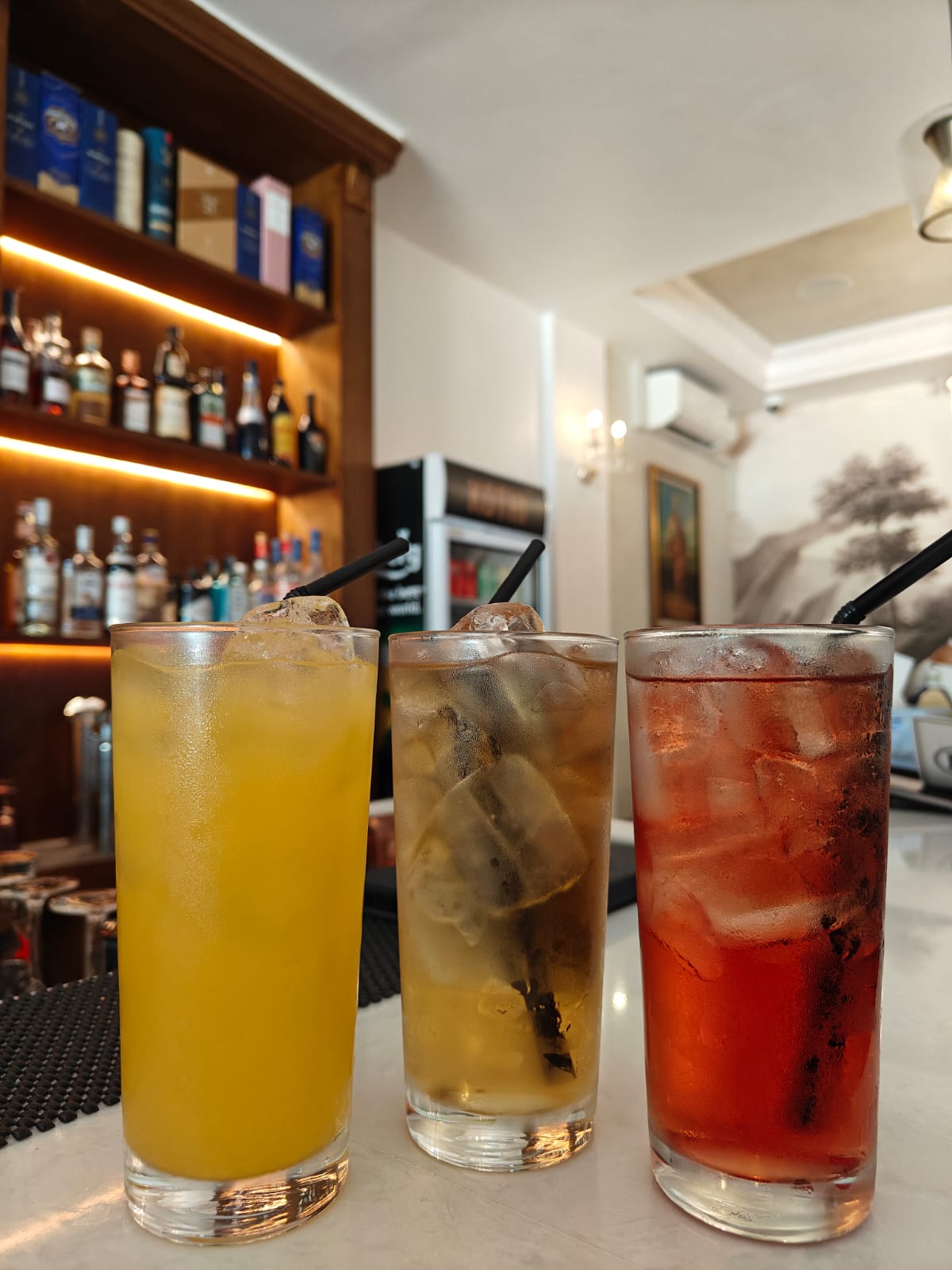 Orange, Apple, Cranberry